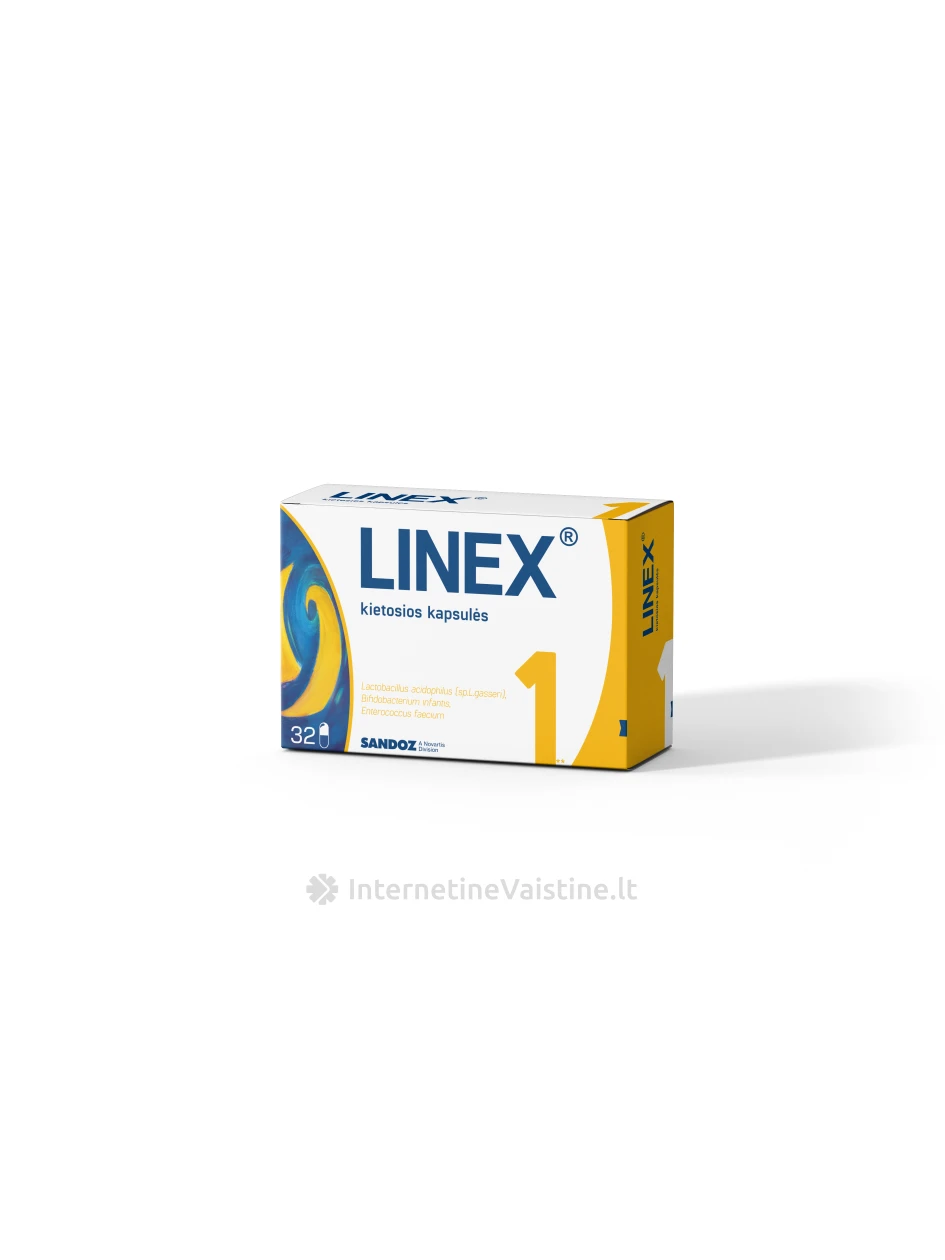 LINEX kietosios kapsulės N32 | internetinevaistine.lt