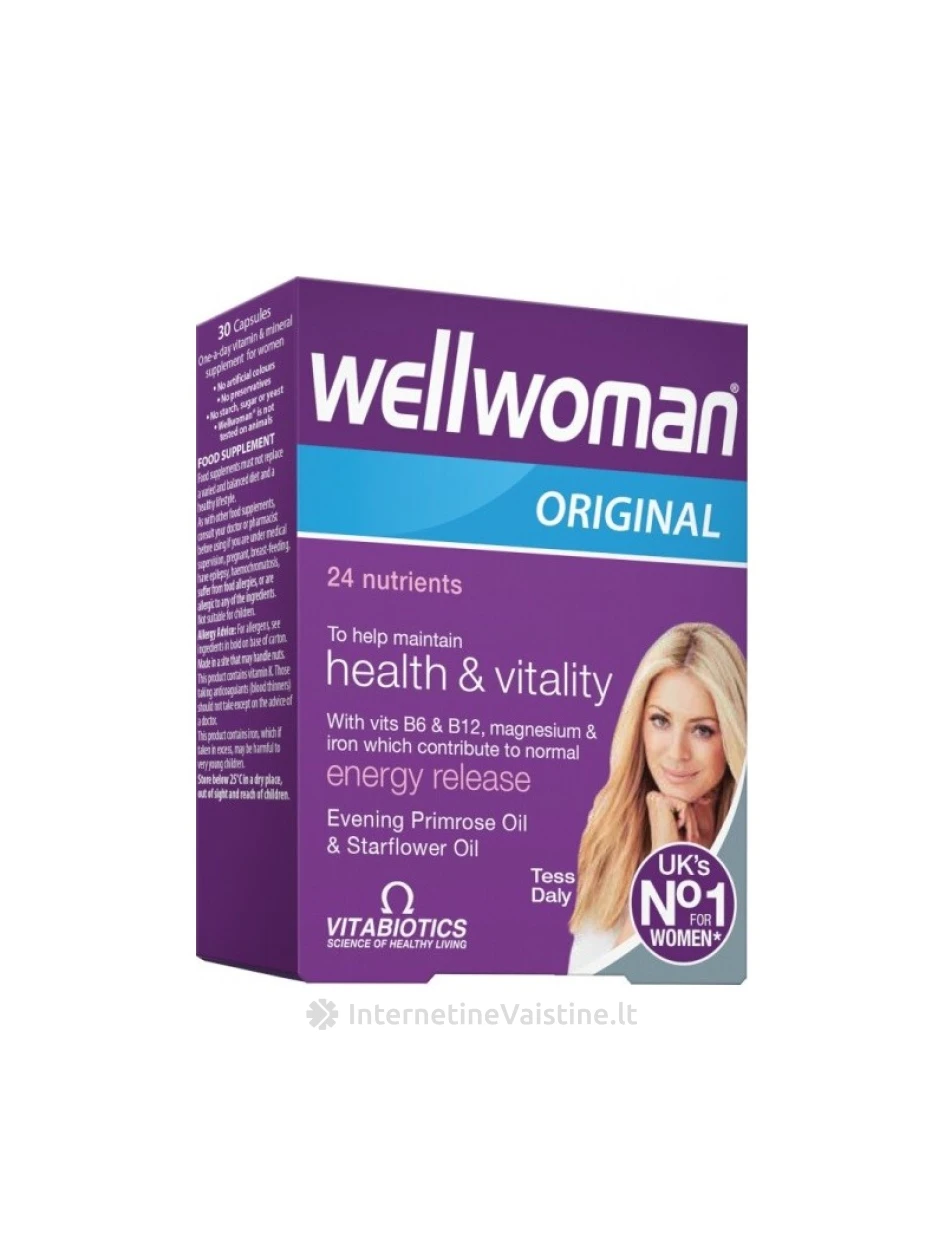 WELLWOMAN KAPS. N30, N30 | internetinevaistine.lt