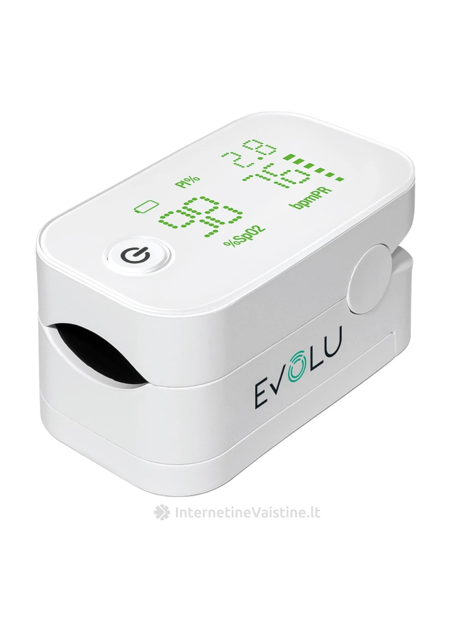 EVOLU pulsoksimetras, Vnt | internetinevaistine.lt