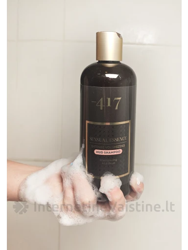 MINUS 417 Sensual Essence Intense Volumizing Mud - INTENSYVAUS PURUMO SUITEIKIANTIS PURVO ŠAMPŪNAS 350 ml, Vnt | internetinevaistine.lt