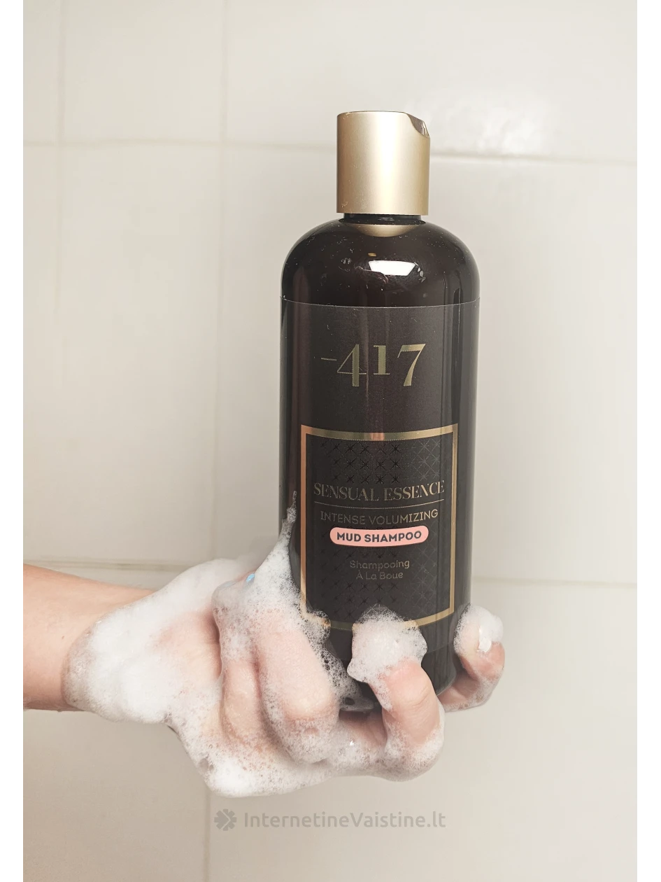 MINUS 417 Sensual Essence Intense Volumizing Mud - INTENSYVAUS PURUMO SUITEIKIANTIS PURVO ŠAMPŪNAS 350 ml, Vnt | internetinevaistine.lt