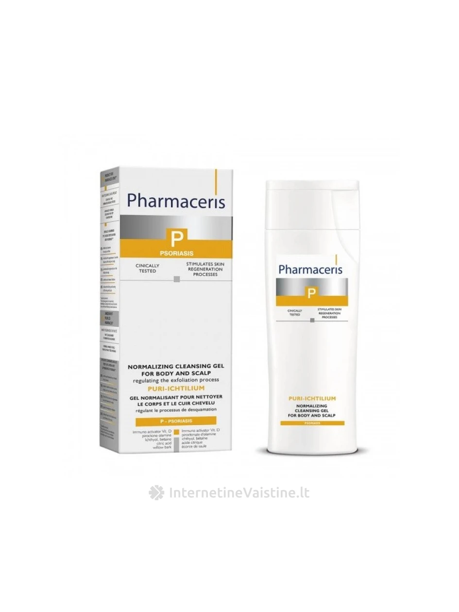 PHARMACERIS P,PURI-ICHTILIUM 250 ml gelis kuno ir galv.prausimui, N1 | internetinevaistine.lt