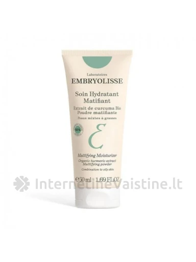 EMBRYOLISSE Mattifying Moisturizer veidui maitinantis, drėkinantis, kremas  50 ml, Vnt | internetinevaistine.lt