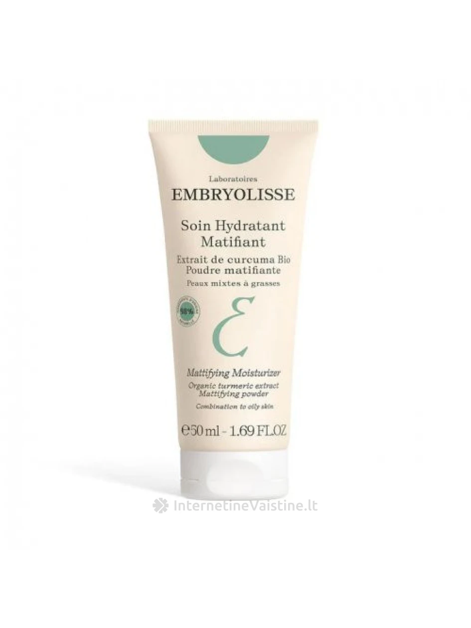 EMBRYOLISSE Mattifying Moisturizer veidui maitinantis, drėkinantis, kremas  50 ml, Vnt | internetinevaistine.lt