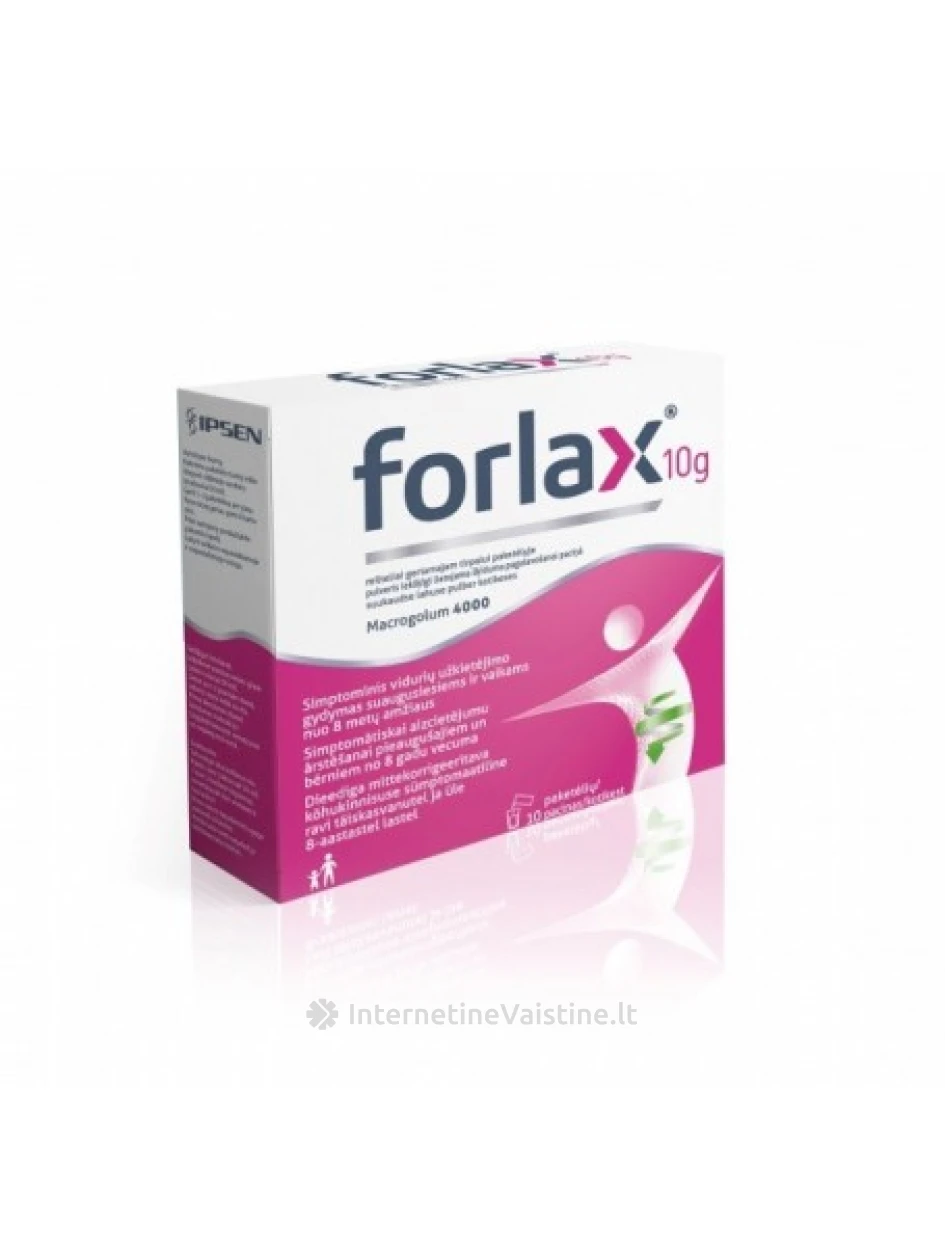 FORLAX 10g milt. ger. tirp. N10, 10 vnt. | internetinevaistine.lt