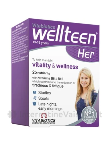 WELLTEEN HER, 30 tablečių | internetinevaistine.lt