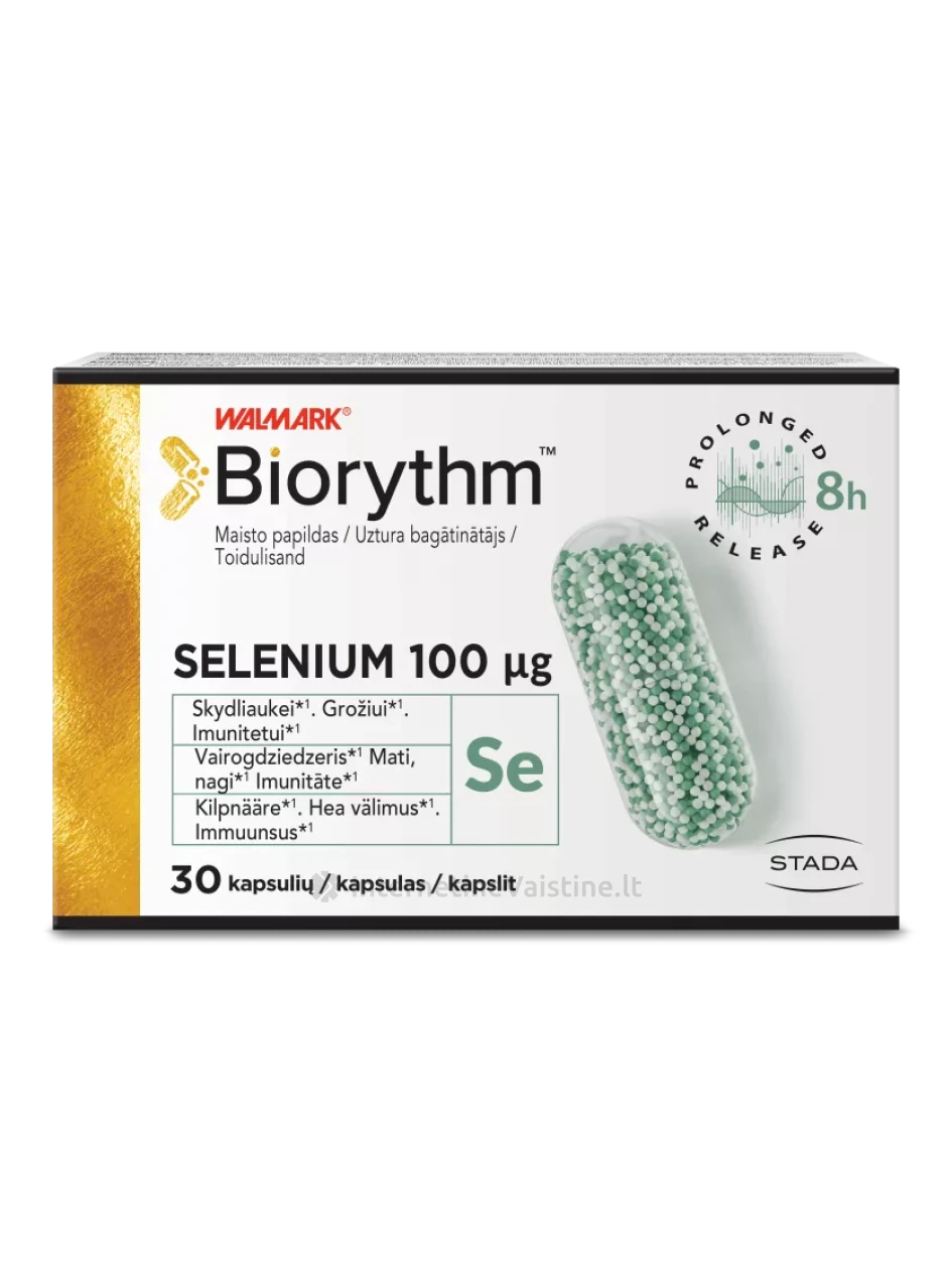 BIORYTHM Selenium kaps. N30 | internetinevaistine.lt