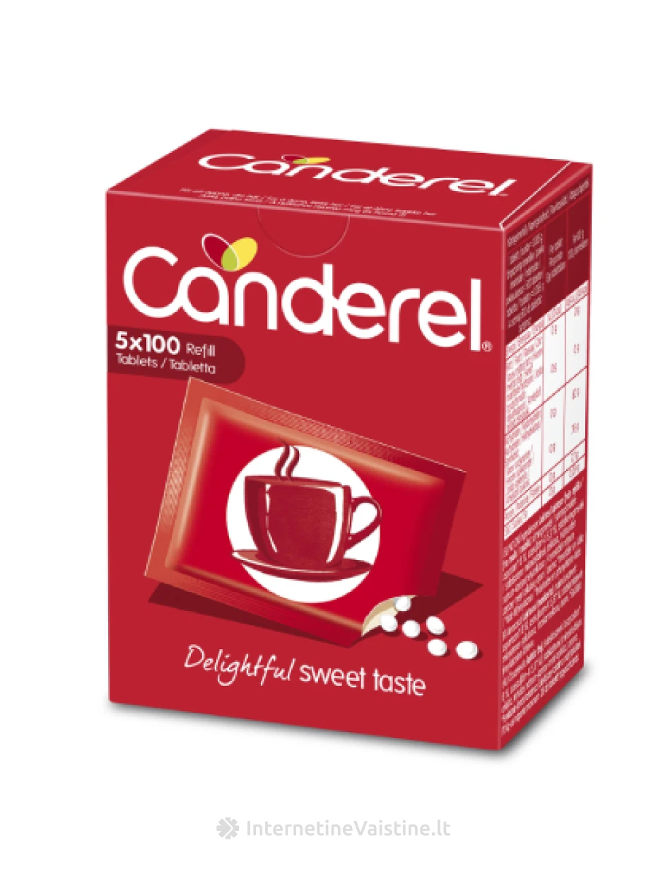 Saldiklis Canderel tabletės, N5x100 | internetinevaistine.lt