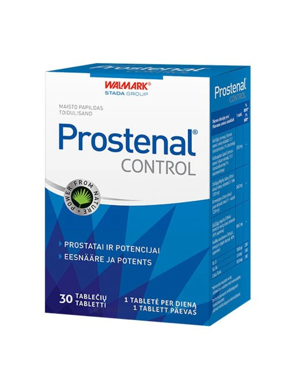 PROSTENAL Control tab. N30, 30 vnt. | internetinevaistine.lt