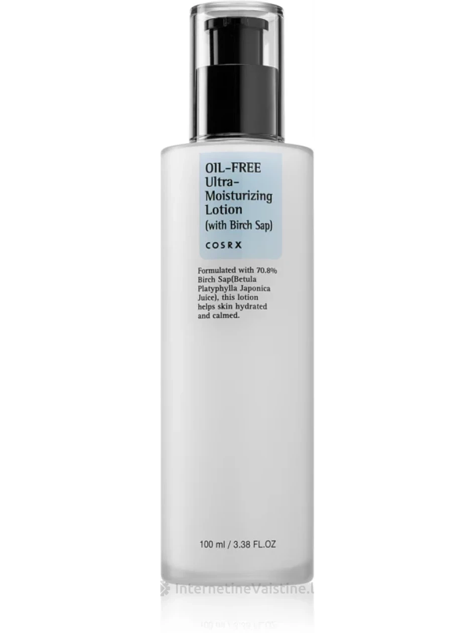 COSRX Oil Free Ultra Moisturizing losjonas, 100 ml, Vnt | internetinevaistine.lt
