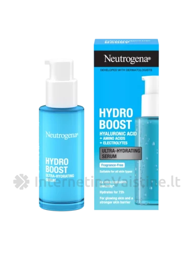 NEUTROGENA HYDRO BOOST drėkinantis veido serumas, 30 ml, Vnt | internetinevaistine.lt