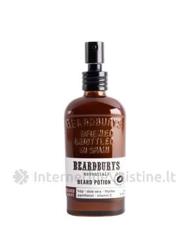 BEARDBURYS Essentials Beard Potion maitinamasis barzdos kremas-eliksyras, 50 ml, Vnt | internetinevaistine.lt