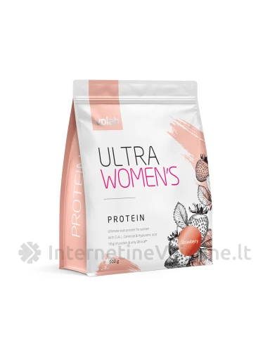 VPLab Ultra Women`s Protein Strawberry, 500 g | internetinevaistine.lt