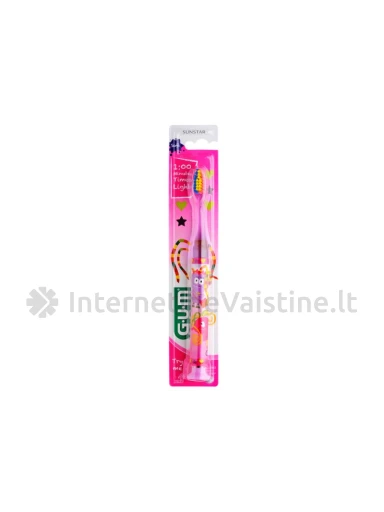 G.U.M. dantų šep. šviečiantis nuo 7-9 m., JUNIOR, 1 vnt., N1 | internetinevaistine.lt