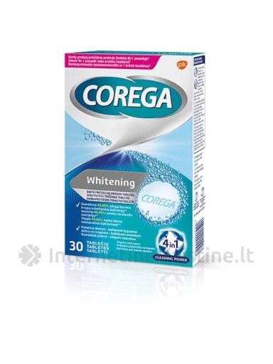 COREGA WHITE TAB. N30 | internetinevaistine.lt