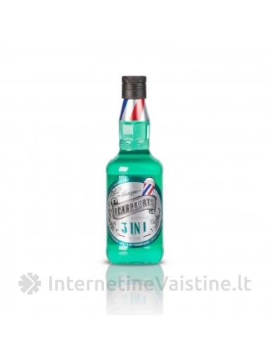 Beardburys 3in1 - Šampūnas, dušo gelis, kondicionierius viename 330ml, N1 | internetinevaistine.lt