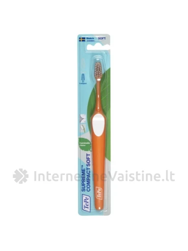 Dantų šep. TEPE SUPREME Compact minkštas N1 (blist., tvarus) | internetinevaistine.lt