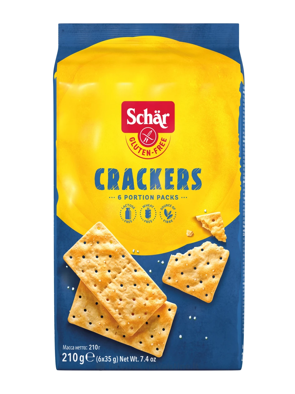 Schär CRACKERS – krekeriai be glitimo, 210g | internetinevaistine.lt