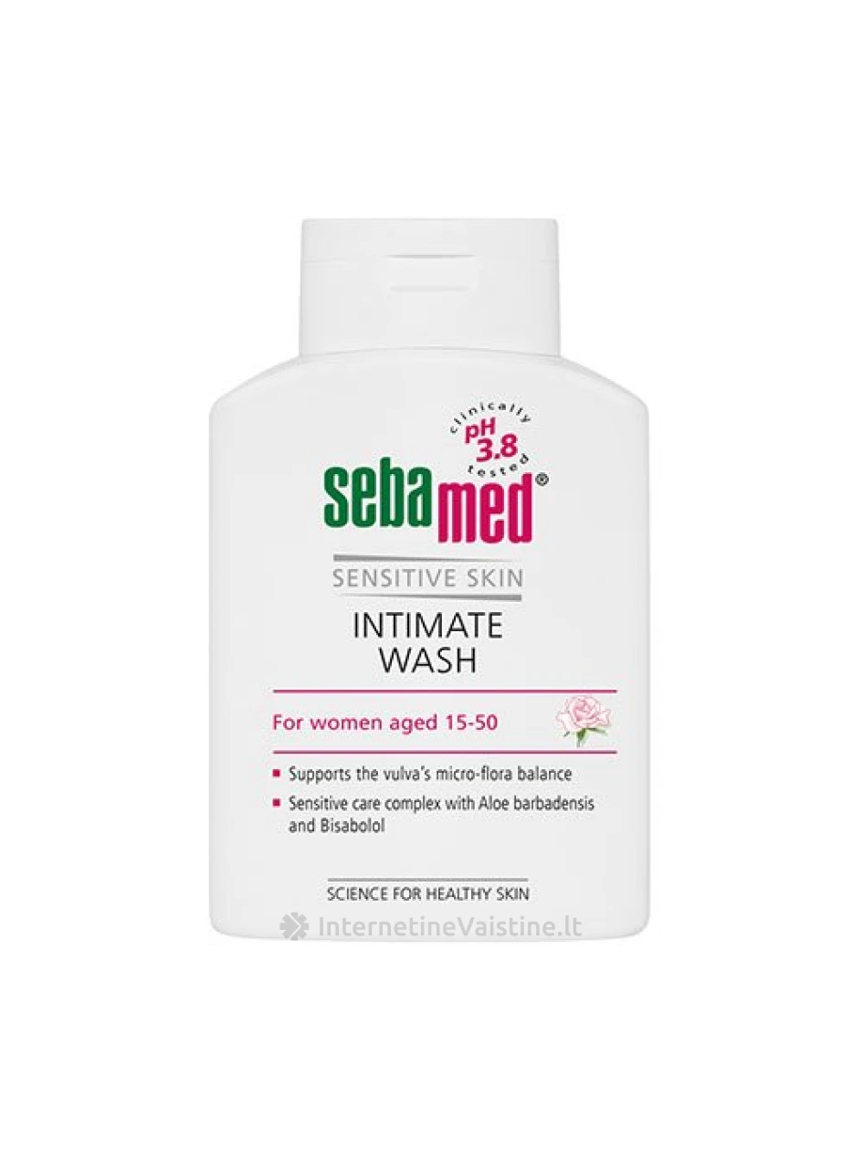 SEBAMED Intymios higienos prausiklis švelnus pH 3.8 200ml, Vnt | internetinevaistine.lt