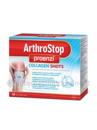 PROENZI Arthrostop Collagen Shots N14, 14 vnt. | internetinevaistine.lt