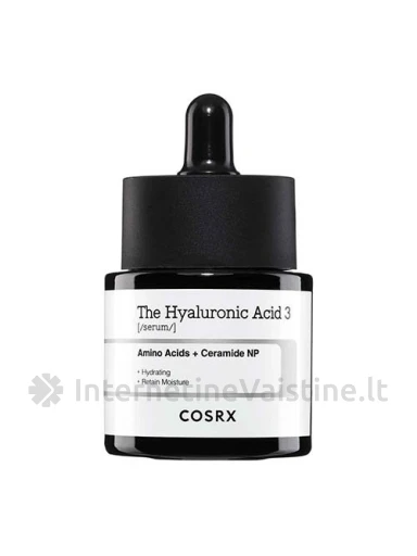COSRX The Hyaluronic Acid 3 serumas, 20 ml, Vnt | internetinevaistine.lt