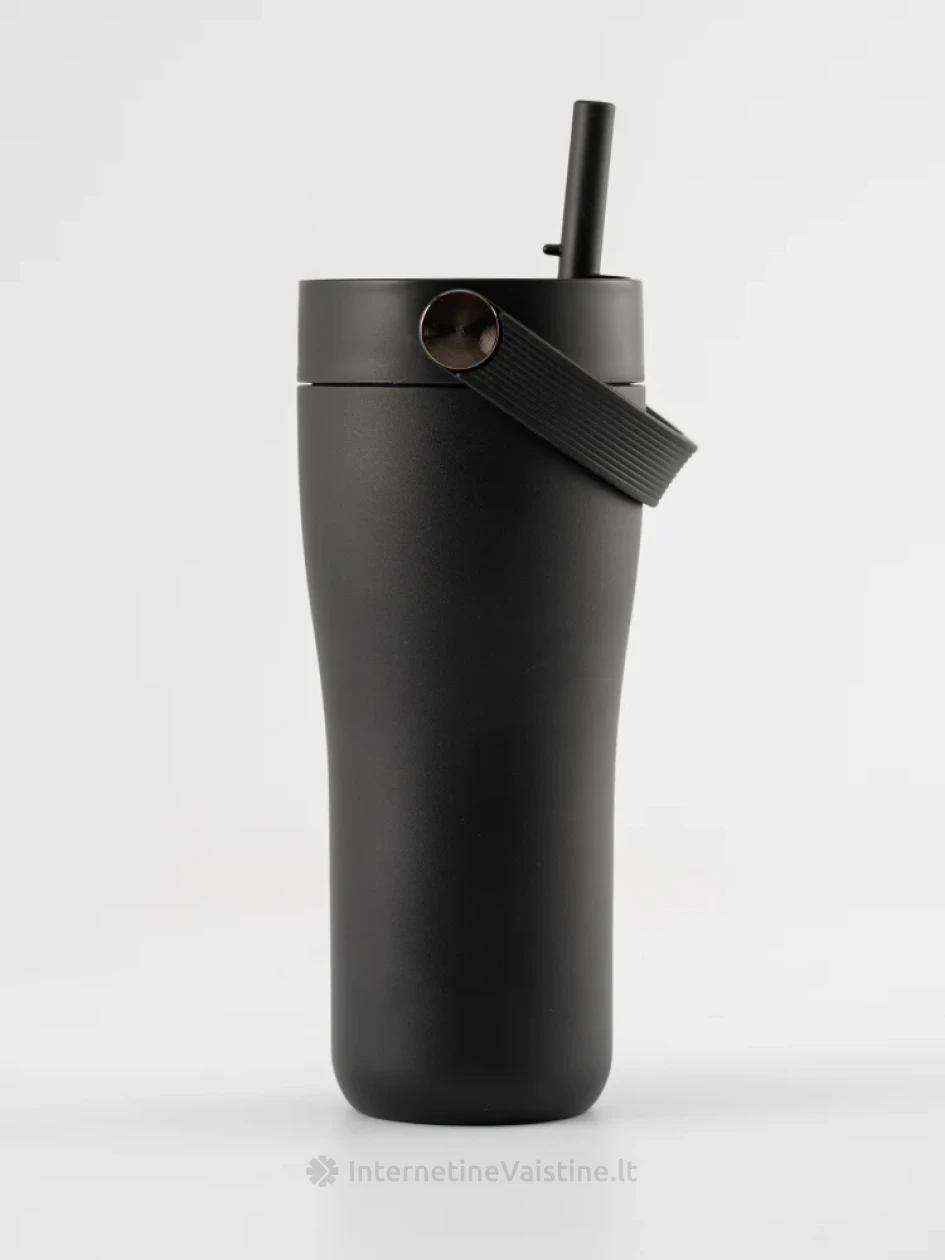 EQUA Termo puodelis BLACK 600 ml | internetinevaistine.lt