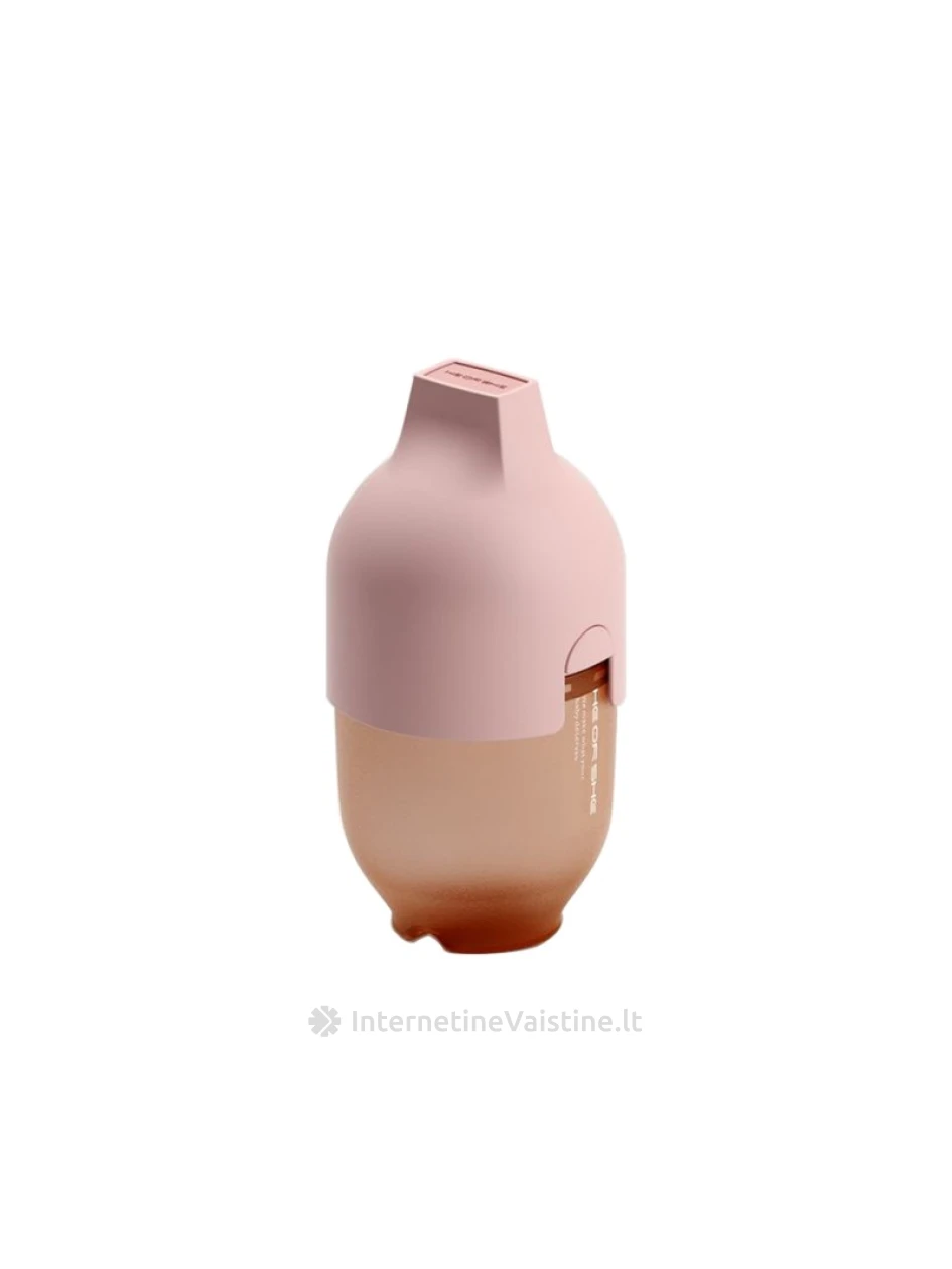 HEORSHE Ultra Wide Neck buteliukas 240 ml 6+ mėn PINK, N1 | internetinevaistine.lt