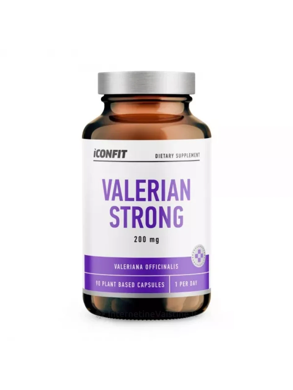 ICONFIT Capsules Valerian Strong, N90 BALT | internetinevaistine.lt