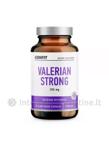 ICONFIT Capsules Valerian Strong, N90 BALT | internetinevaistine.lt