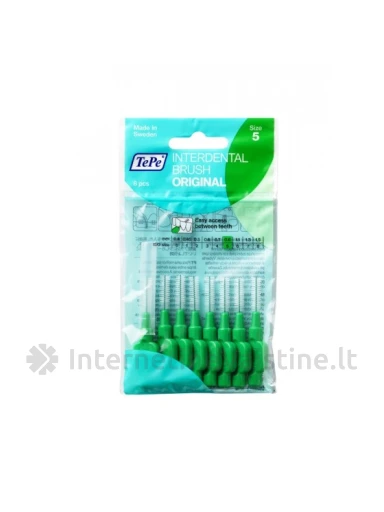 DANTŲ ŠEP. TEPE TARPDANČIAMS 0.8MM N8 (ŽAL.) | internetinevaistine.lt