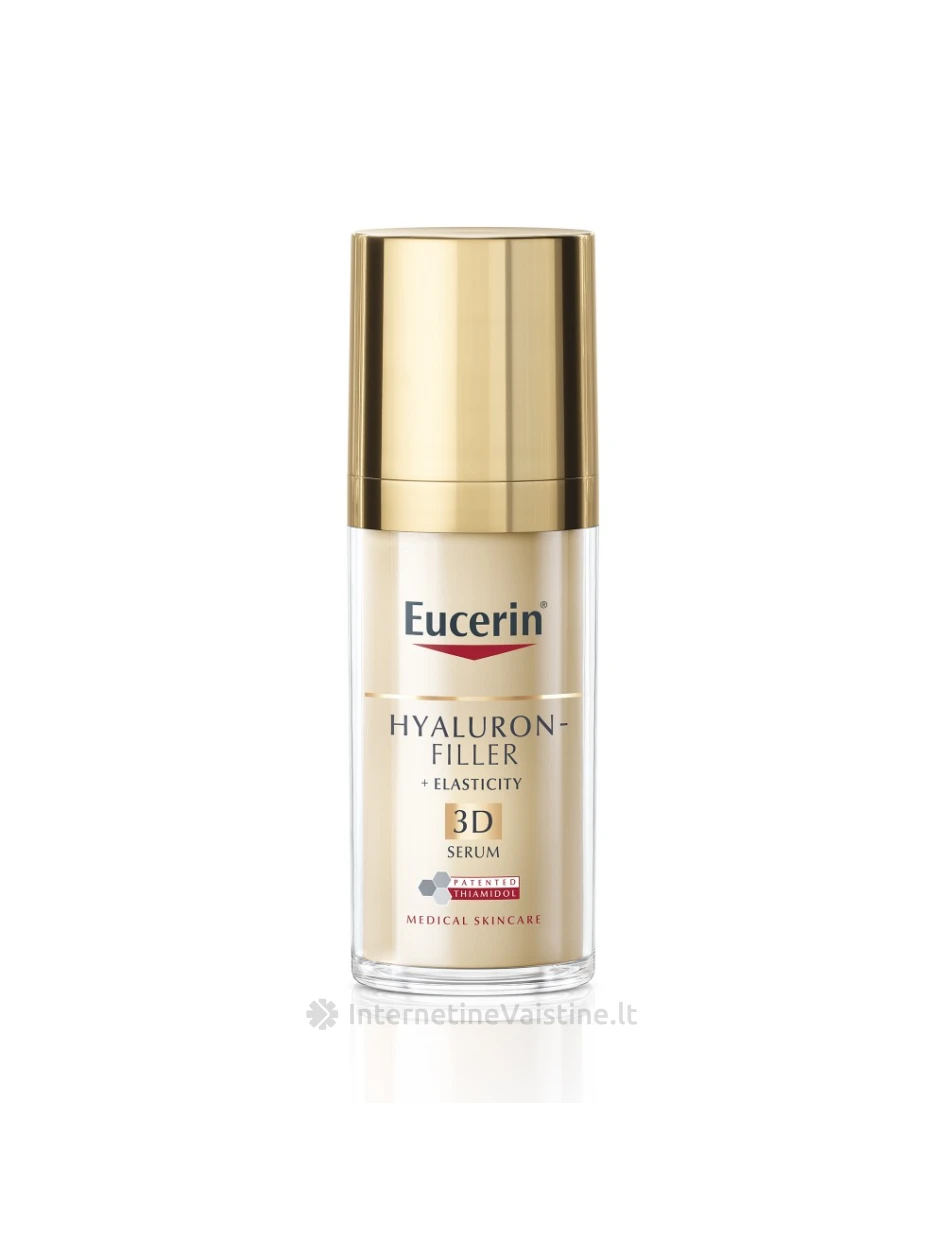 EUCERIN 3D serumas brandžiai odai Hyaluron-Filler + Elasticity, 30 ml  (83566) | internetinevaistine.lt