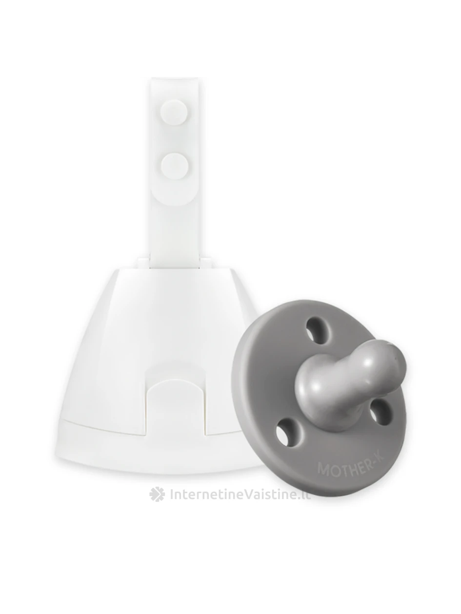 MOTHER-K čiulptuko ir dėklo komplektas (pilkas čiulptukas), Vnt | internetinevaistine.lt