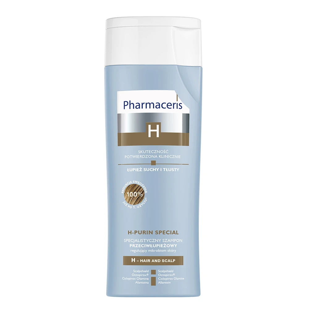PHARMACERIS šampūnas nuo pleiskanų H PURIN SPECIAL, 250 ml, N1