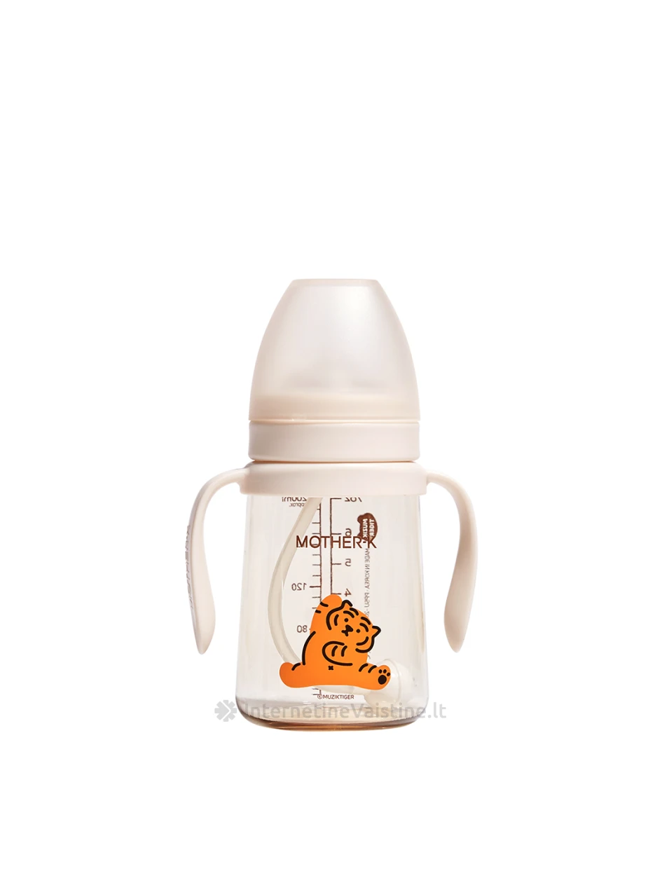 MOTHER-K gertuvė Basic riboto leidimo Muzik Tiger 200ml  (kreminis), Vnt | internetinevaistine.lt