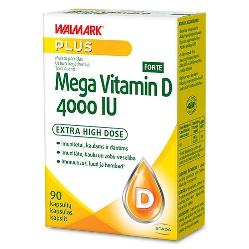 WALMARK MEGA VITAMIN D 4000IU forte kaps. N90