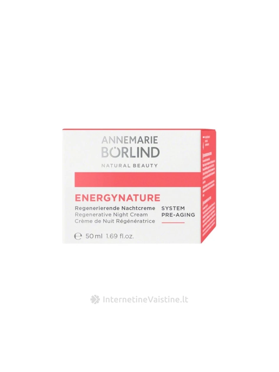 ANNEMARIE BORLIND EnergyNature kremas nakt., 50 ml, Vnt | internetinevaistine.lt