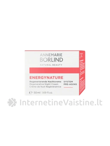 ANNEMARIE BORLIND EnergyNature kremas nakt., 50 ml, Vnt | internetinevaistine.lt