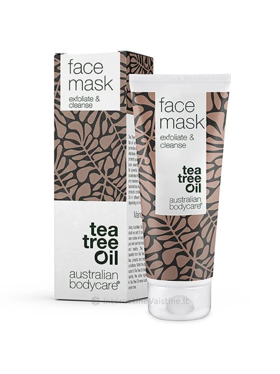 AUSTRALIAN BODYCARE TEA TREE OIL, veido kaukė, 100 ml, Vnt | internetinevaistine.lt