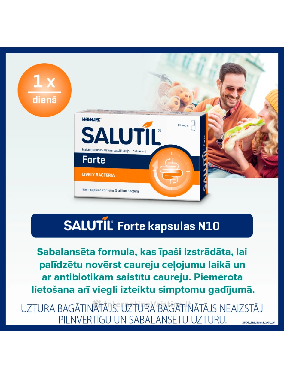 Salutil maisto papildas FORTE kaps. N10 | internetinevaistine.lt
