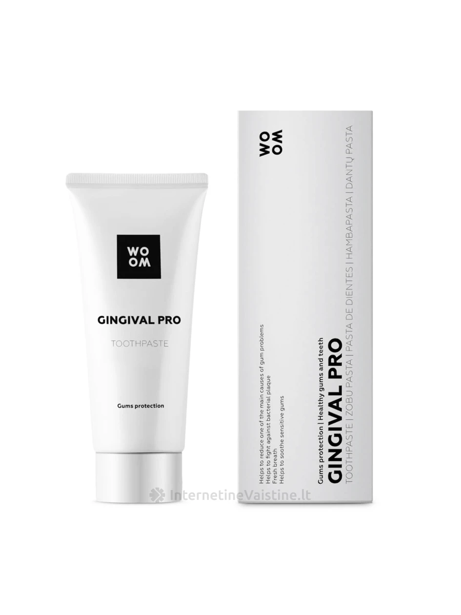 WOOM dantų pasta GINGIVAL PRO, 50 ml, Vnt | internetinevaistine.lt