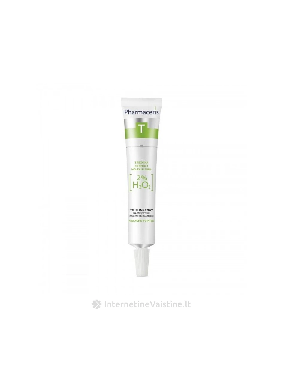 PHARMACERIS T,MEDI ACNE-POINTGEL 10ml gelis nuo mikro uždegimų, N1 | internetinevaistine.lt