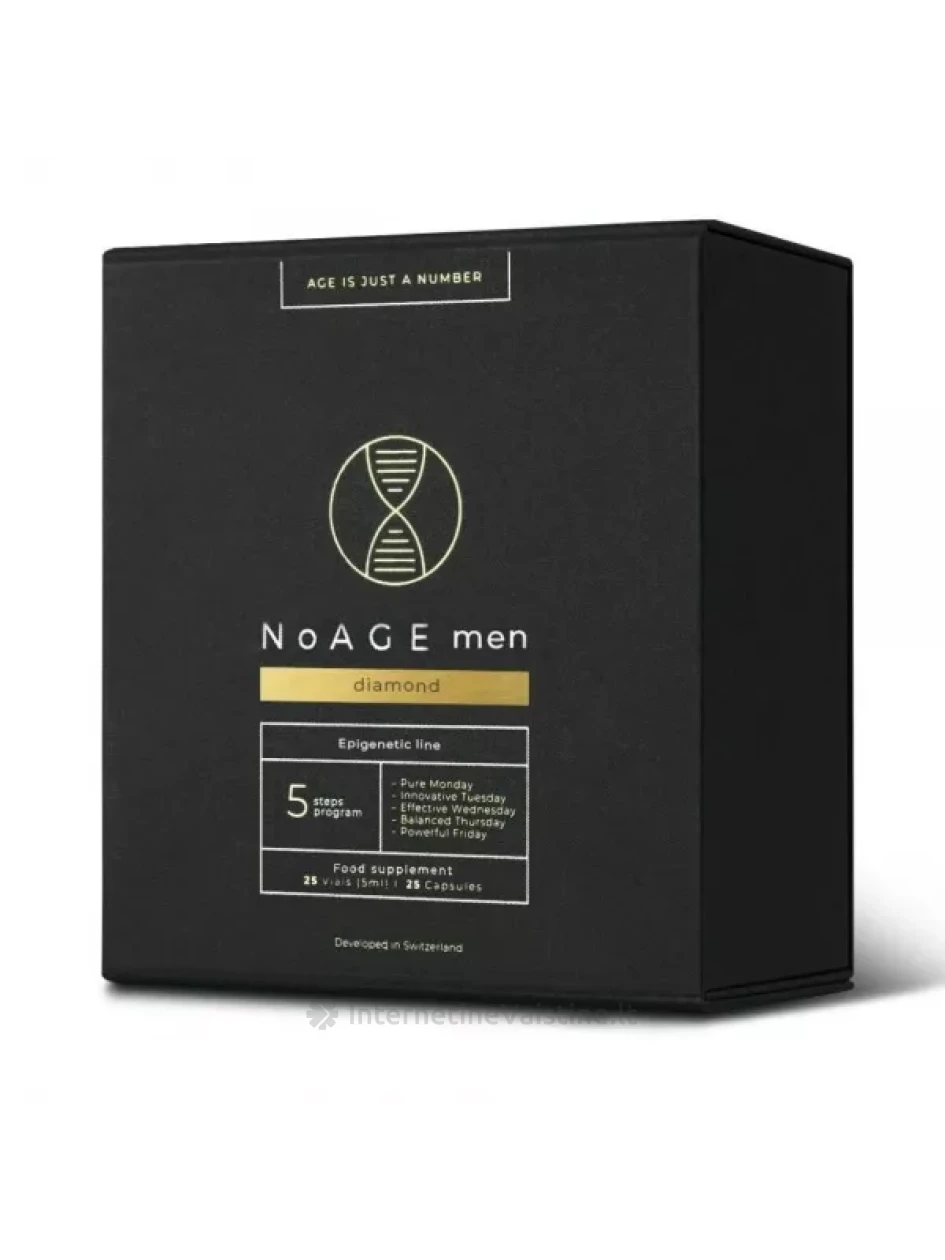 NOAGE maisto papildas MEN DIAMOND, 25 kaps., 25 vnt. x 25 ml | internetinevaistine.lt