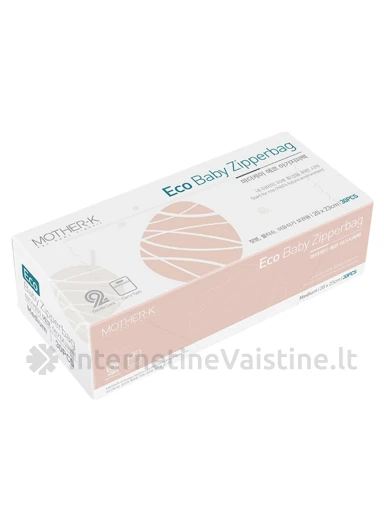 MOTHER-K maišeliai ekologiški, daugkartiniai, užtraukiami, (M), 30 vnt., 30 vnt. | internetinevaistine.lt