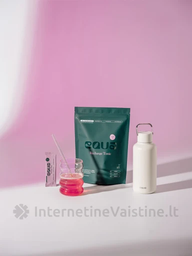 Elektrolitų gėrimas EQUA Spanguolių ir žaliųjų citrinų skonio, 20 paketėlių | internetinevaistine.lt