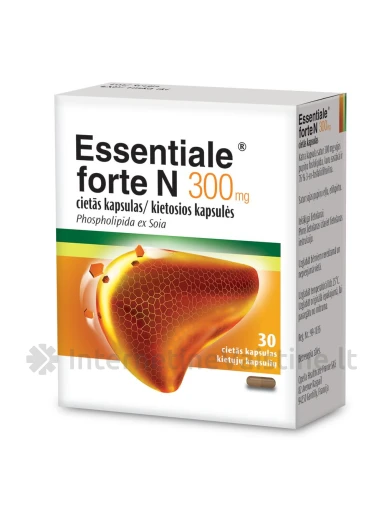 ESSENTIALE FORTE N 300MG KAPS. N30 | internetinevaistine.lt