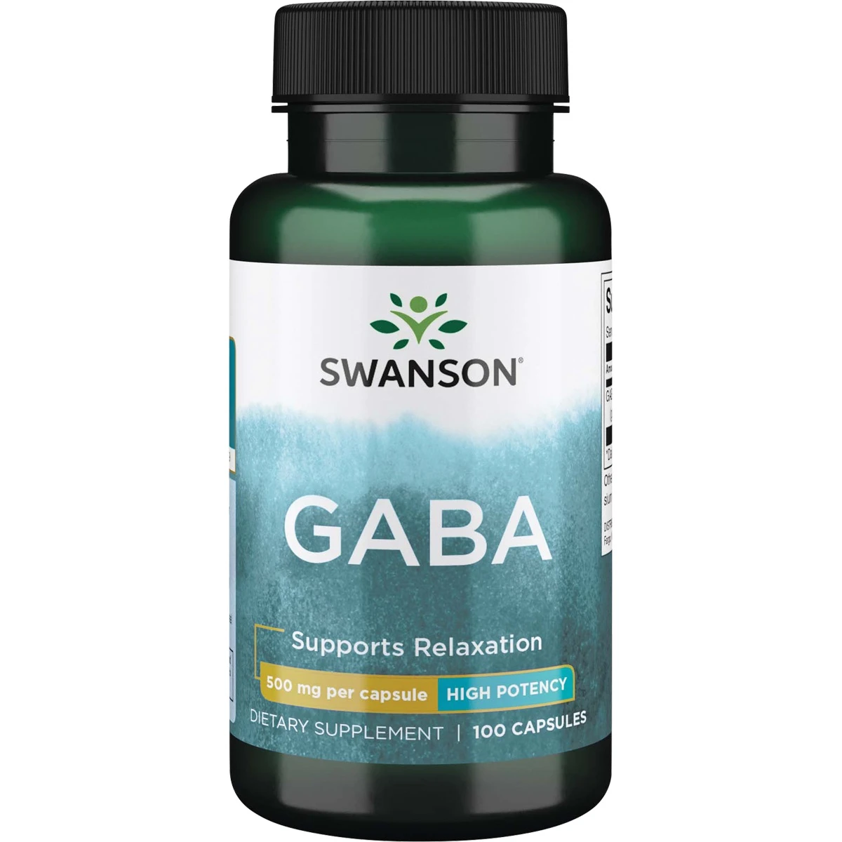 SWANSON, GABA 500MG kaps., N100