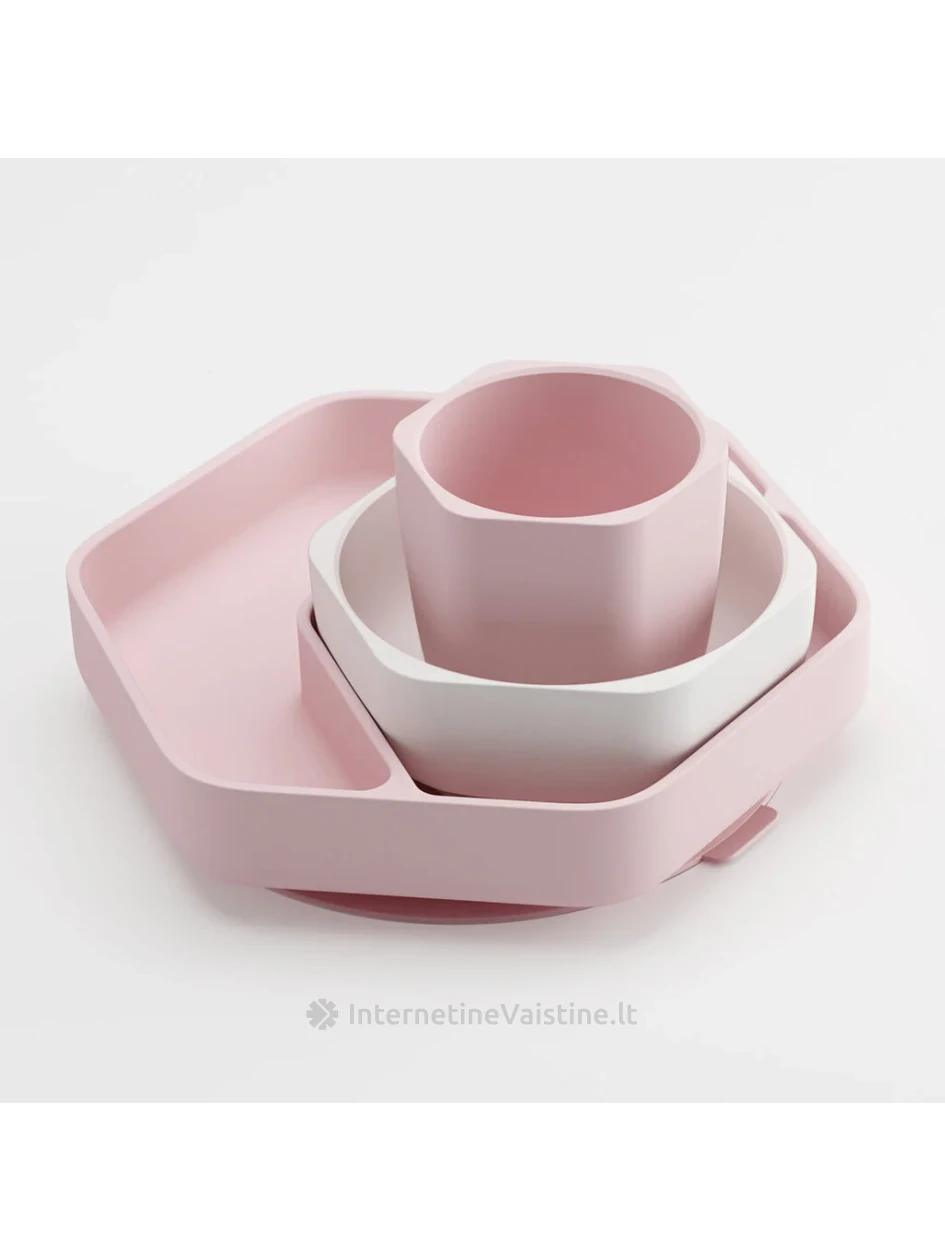 HEORSHE Silikoninių indų rink. (švelniai rož.), Vnt | internetinevaistine.lt