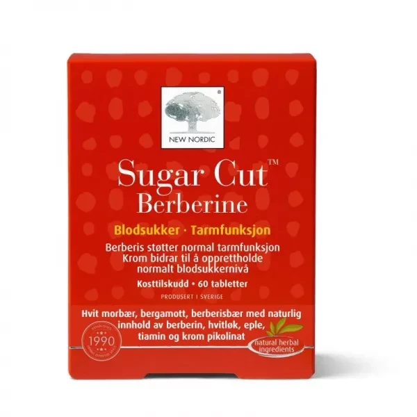 NEW NORDIC SUGAR cut BERBERINE tab. N60