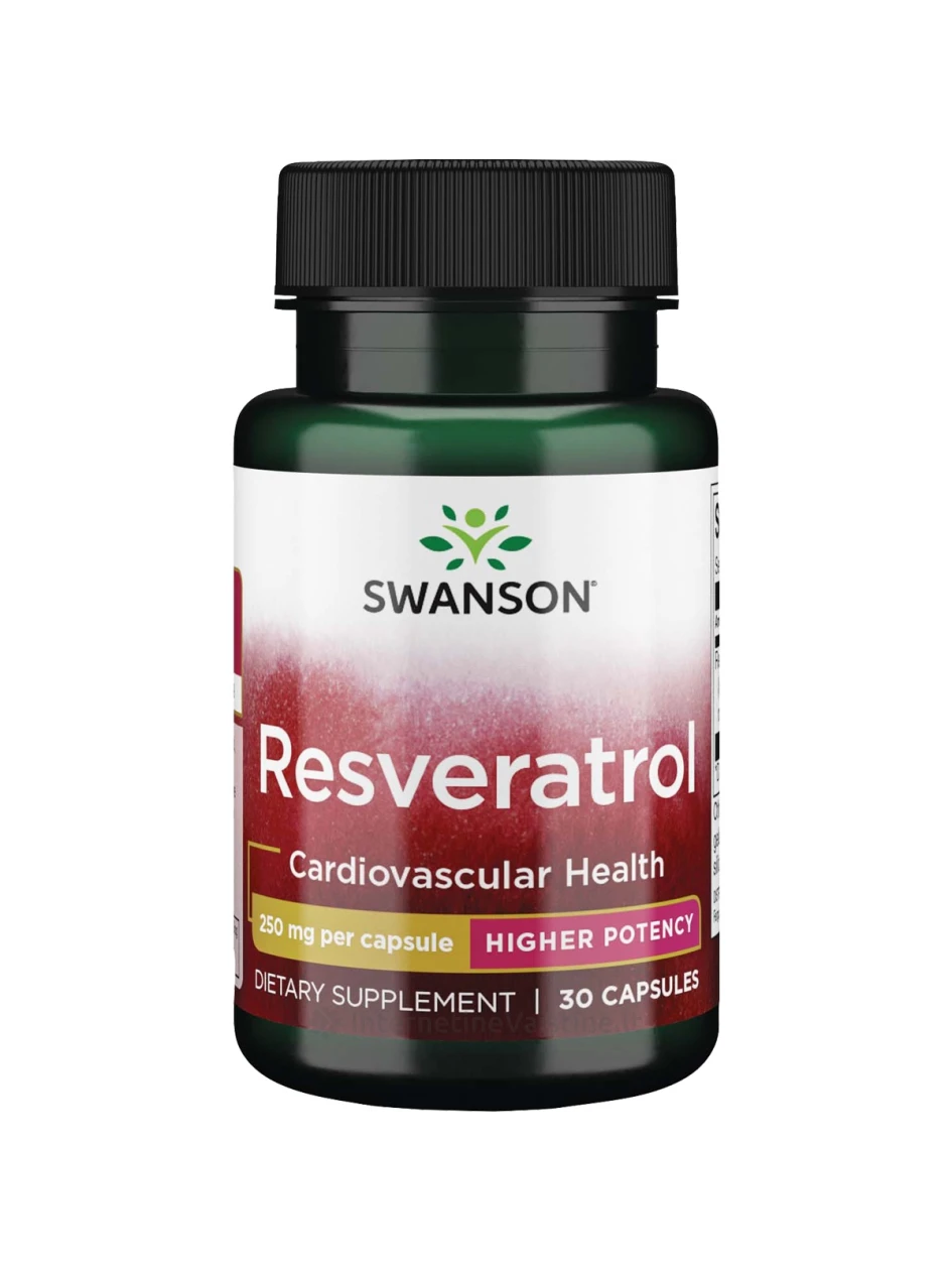 SWANSON, Resveratrolis 250MG, 30 kapsulių, N1 | internetinevaistine.lt