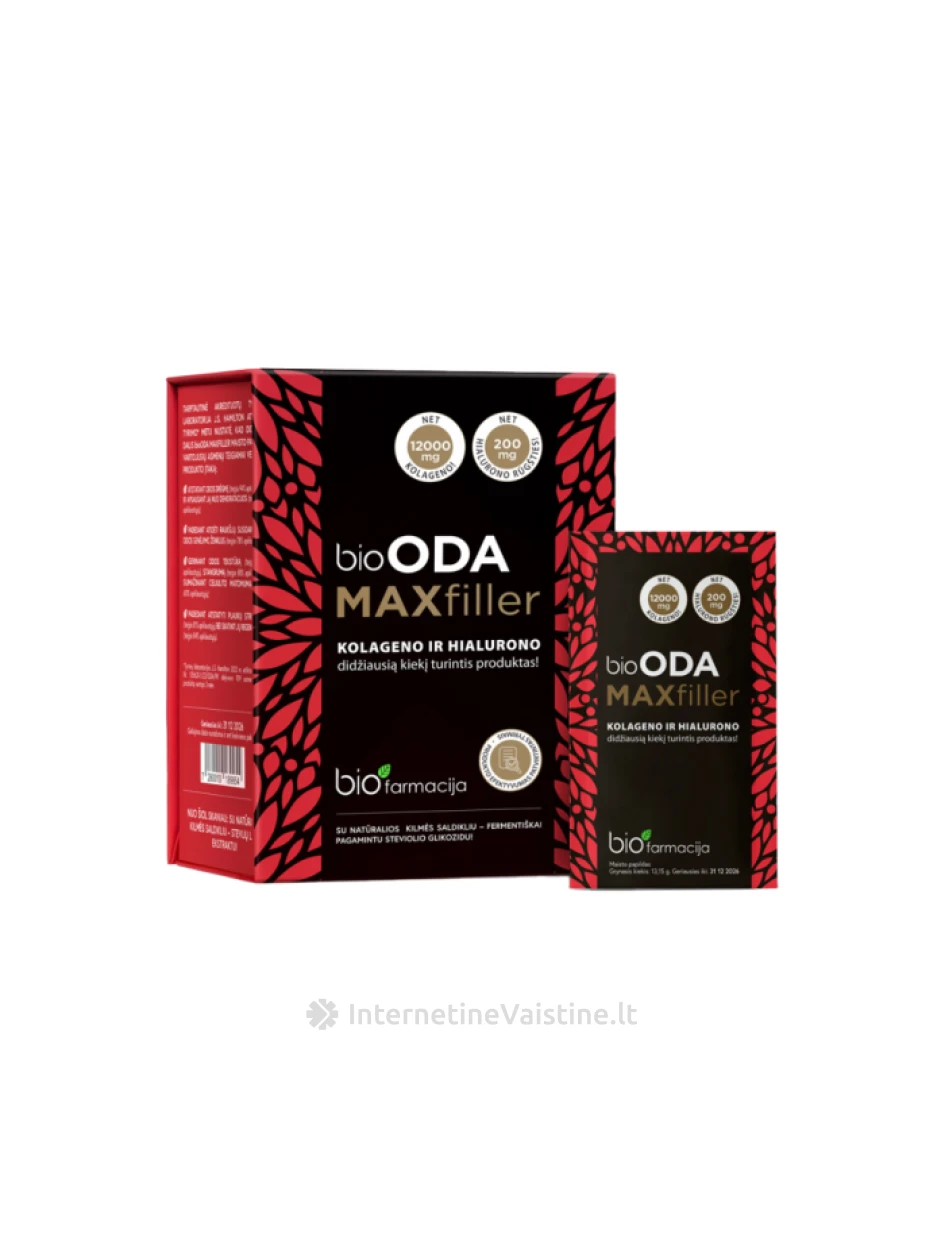BIOODA MAXFILLER milteliai geriamajam tirpalui, 28 pakeliai | internetinevaistine.lt